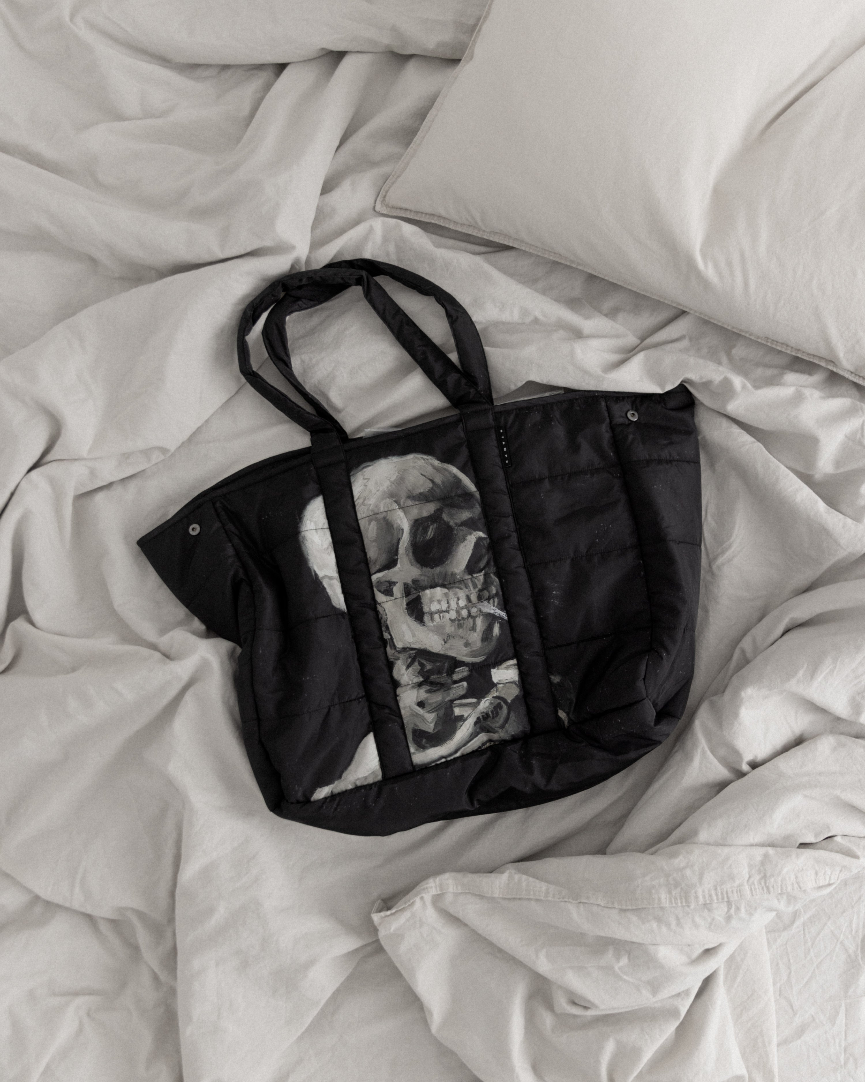 Skeleton Oversized Puffer Tote