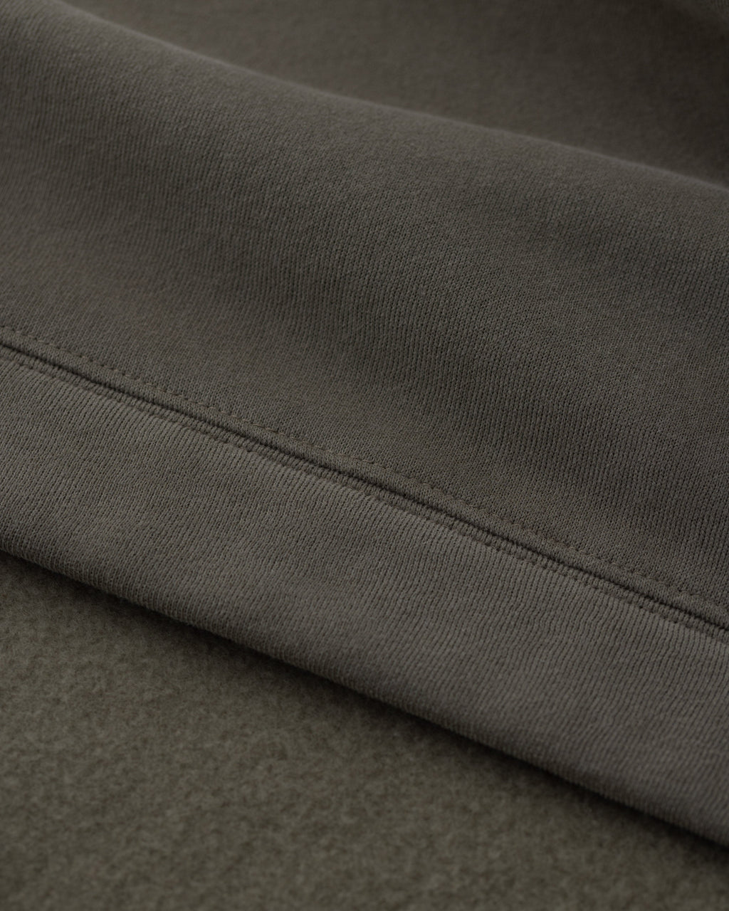 Cropped Fleece Hoodie