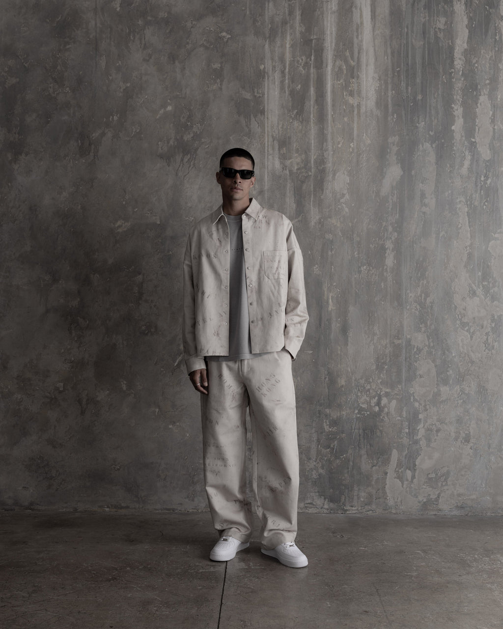 Stampd LA Stack Logo Relaxed Tee - Vintage Washed