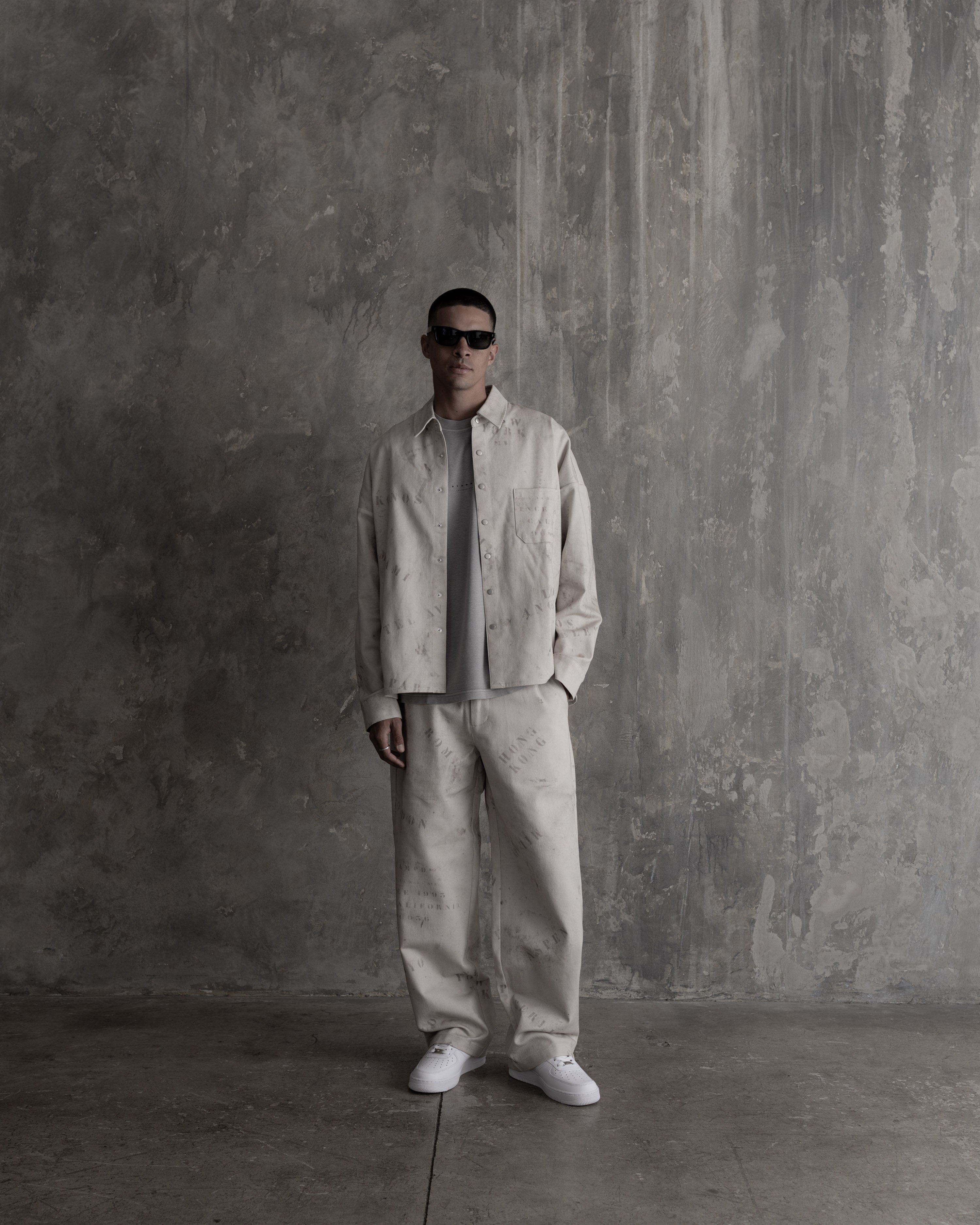 Stampd LA Stack Logo Relaxed Tee - Vintage Washed