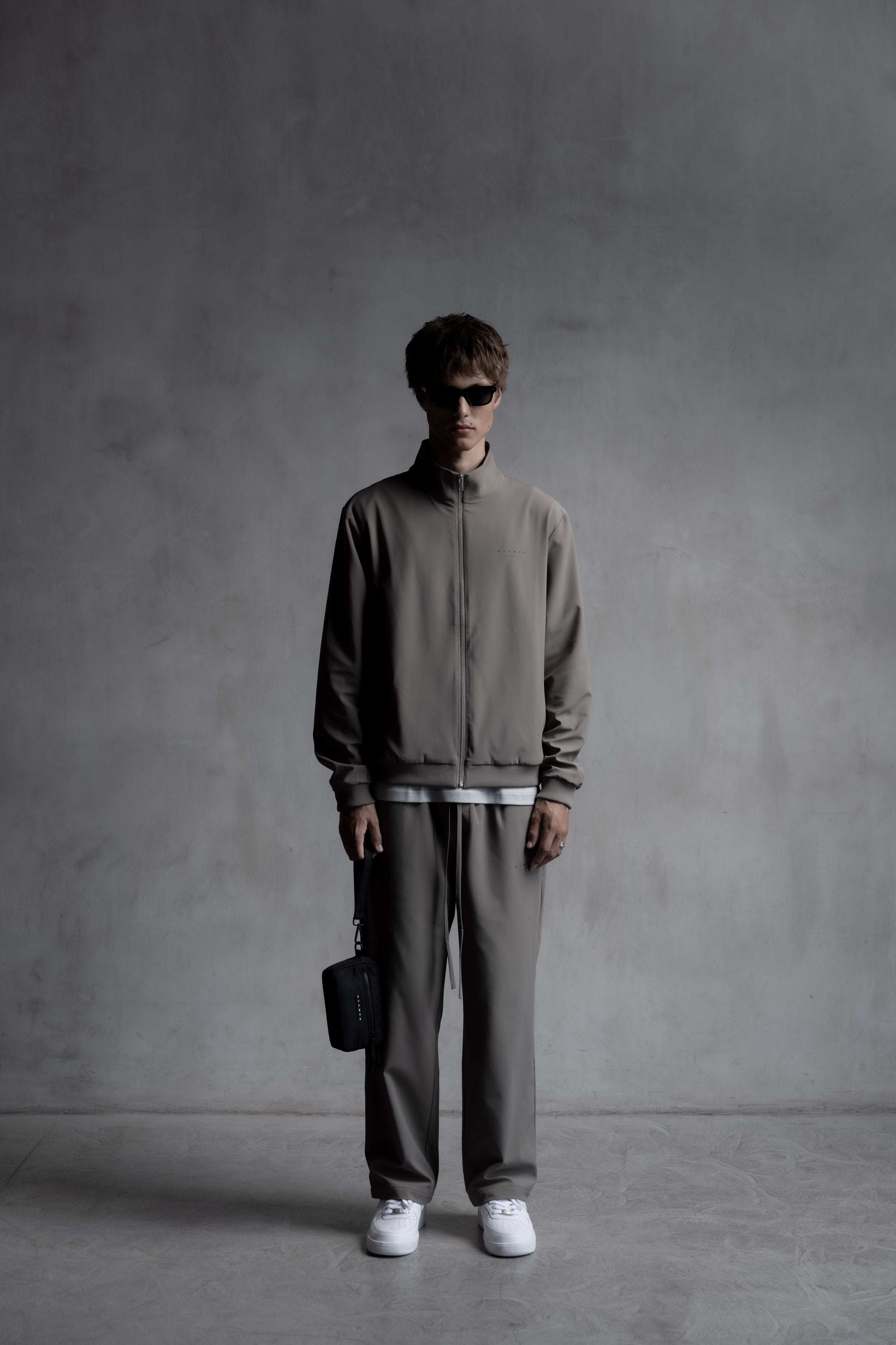 Nylon Straight Leg Pant