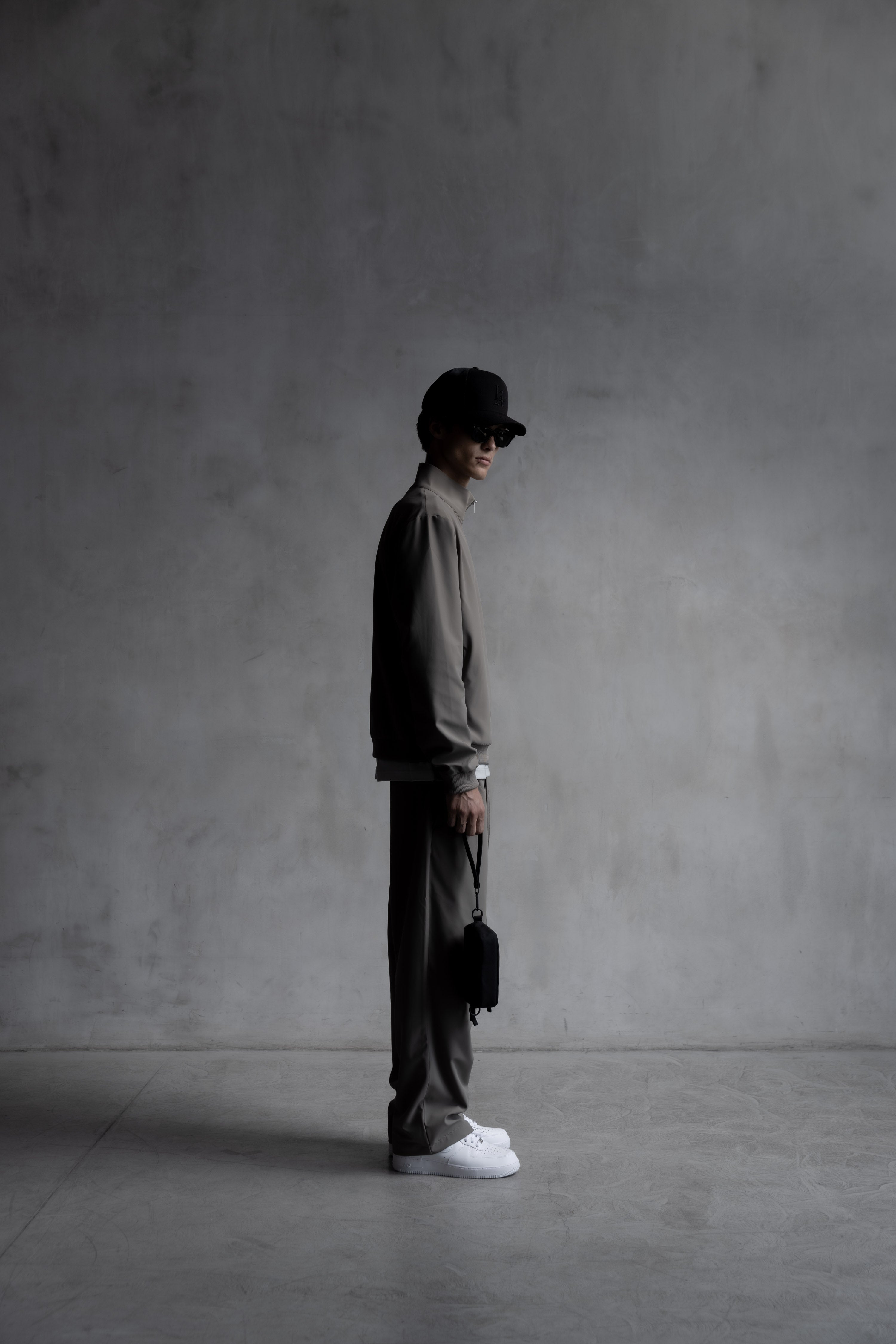 Nylon Straight Leg Pant