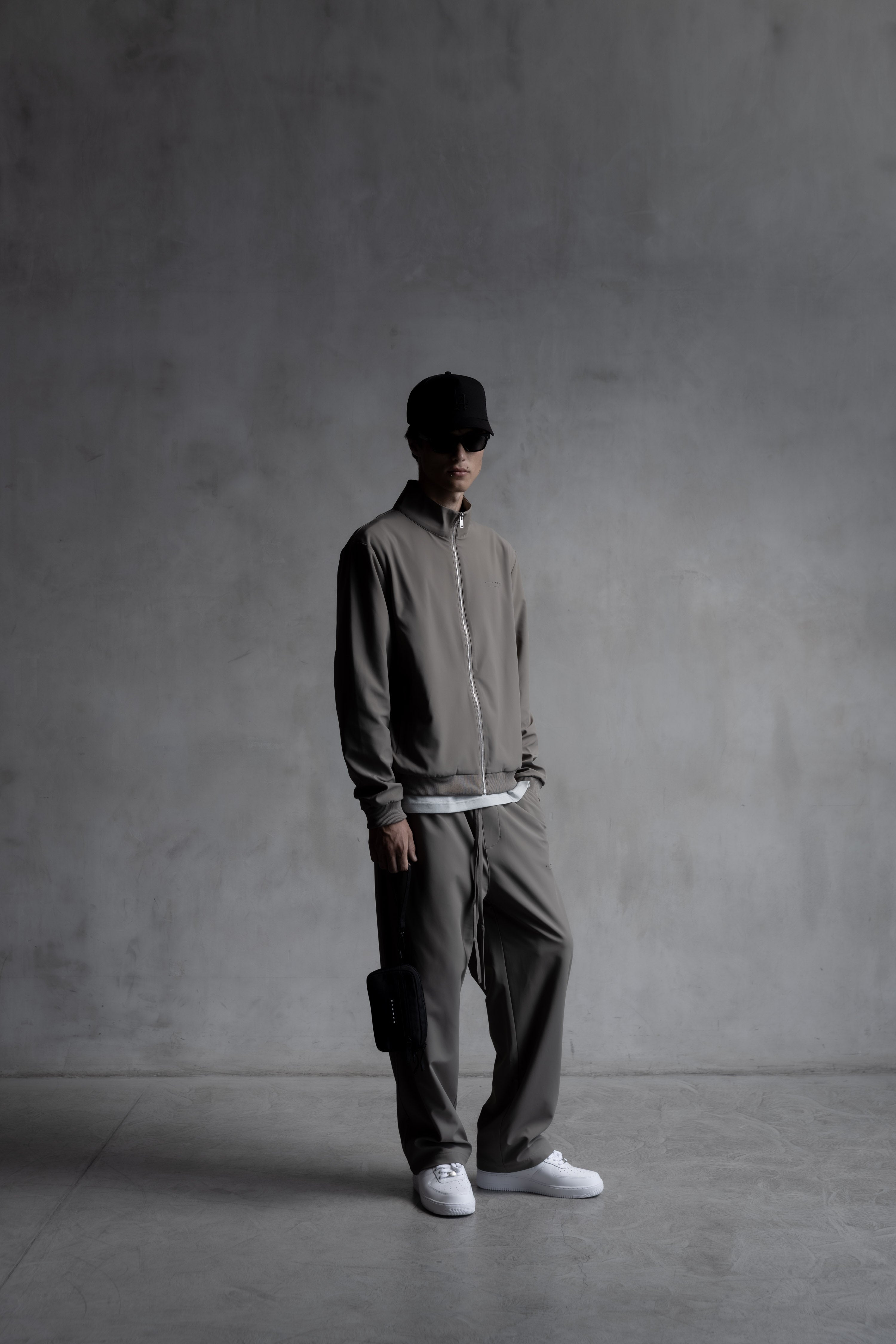 Nylon Straight Leg Pant