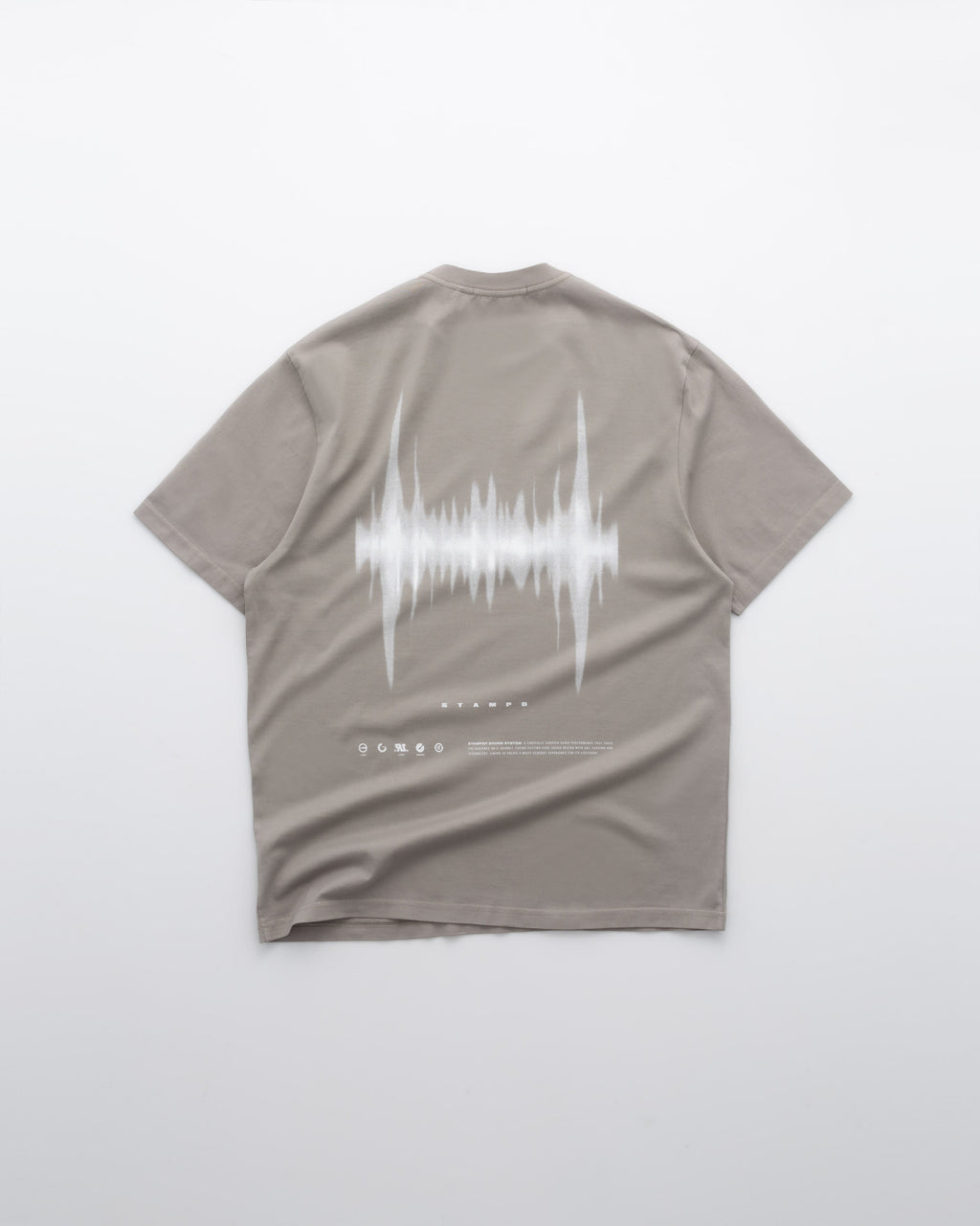 Sound Wave Relaxed Tee - Vintage Washed