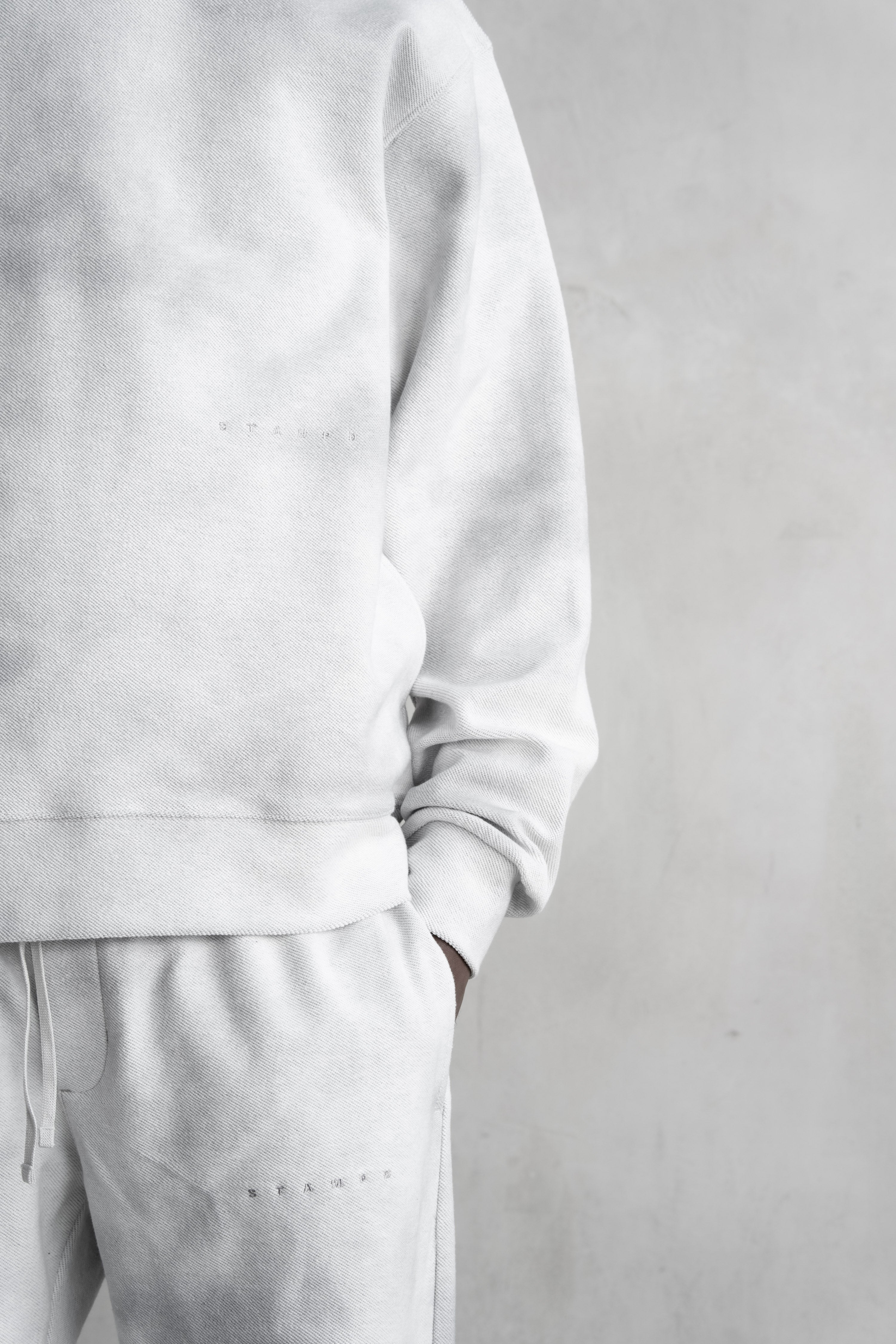 Storm Print Reverse Terry Hoodie