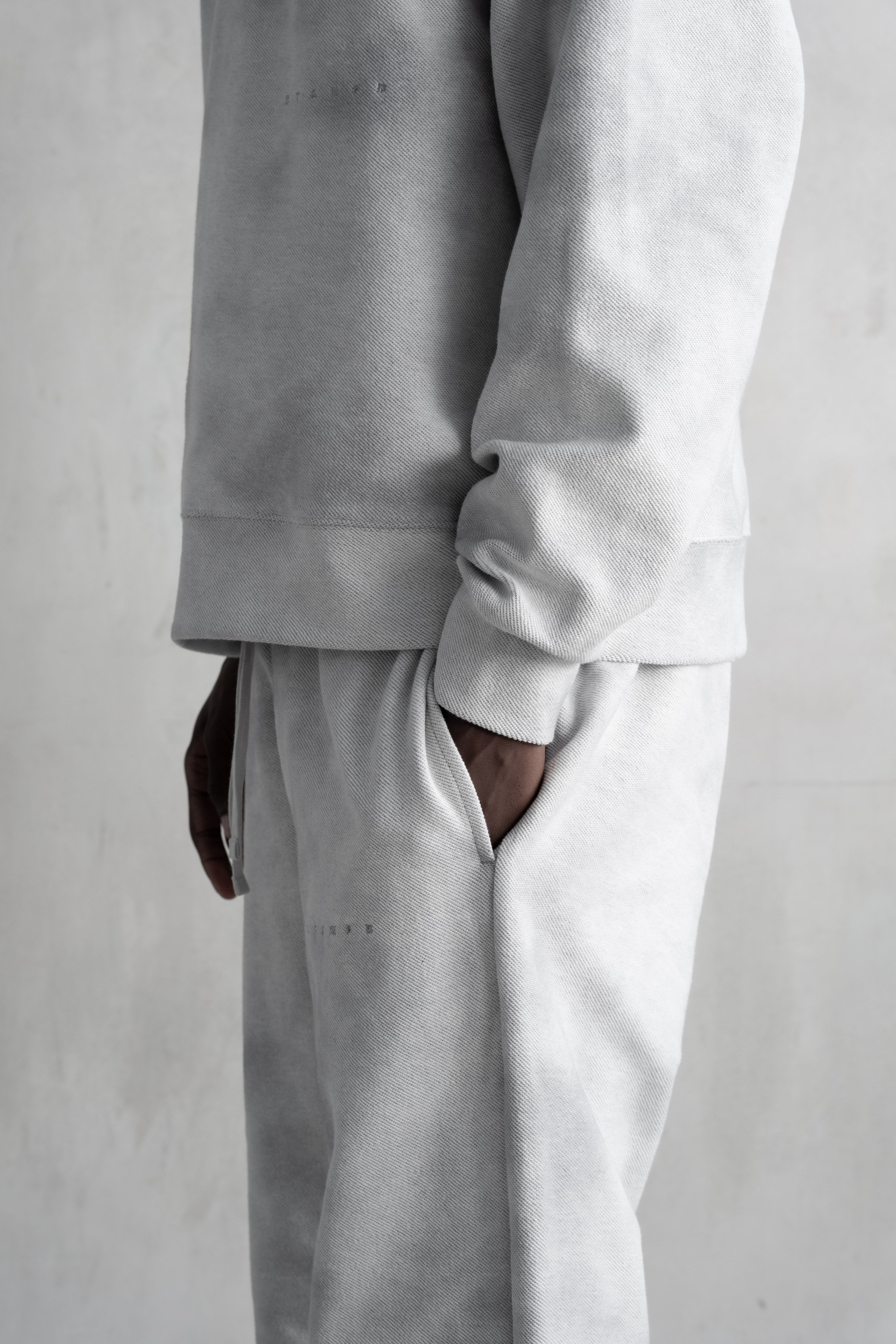 Storm Print Reverse Terry Hoodie