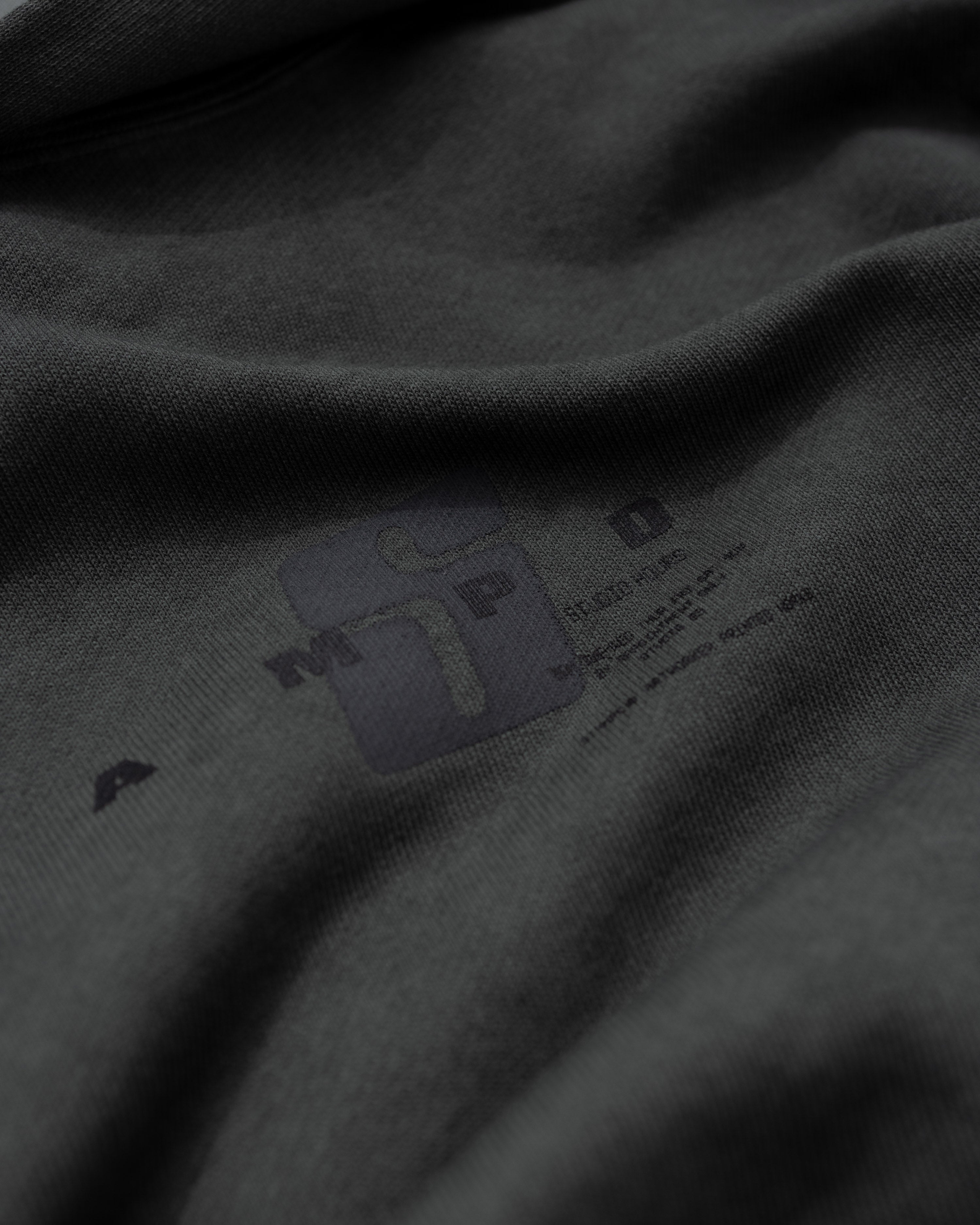 S24 Transit Oil Washed Cropped Hoodie