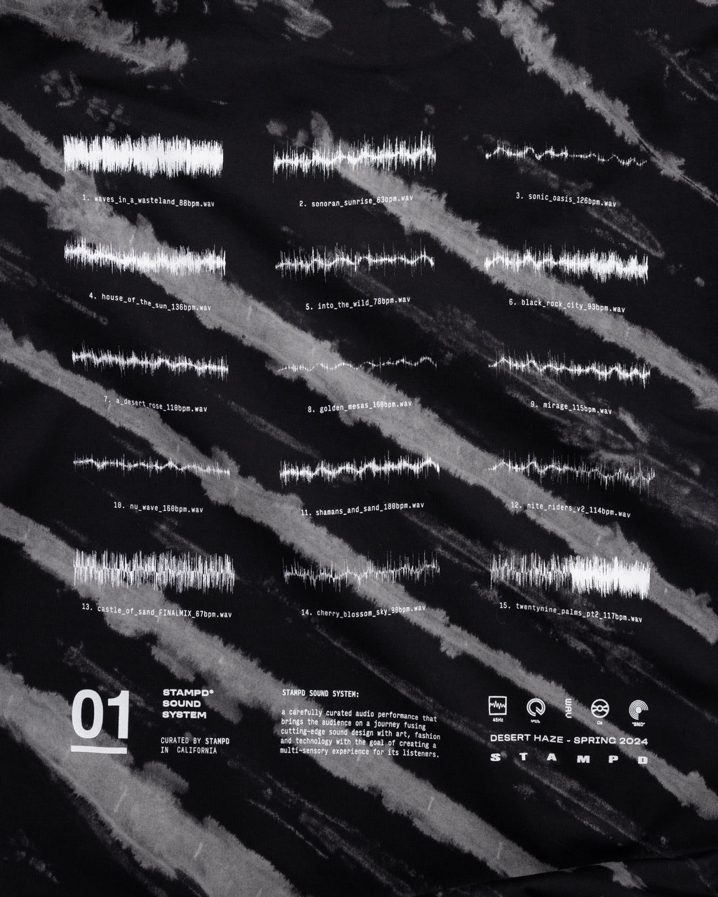 Stampd Sound System Tie Dye Relaxed Tee