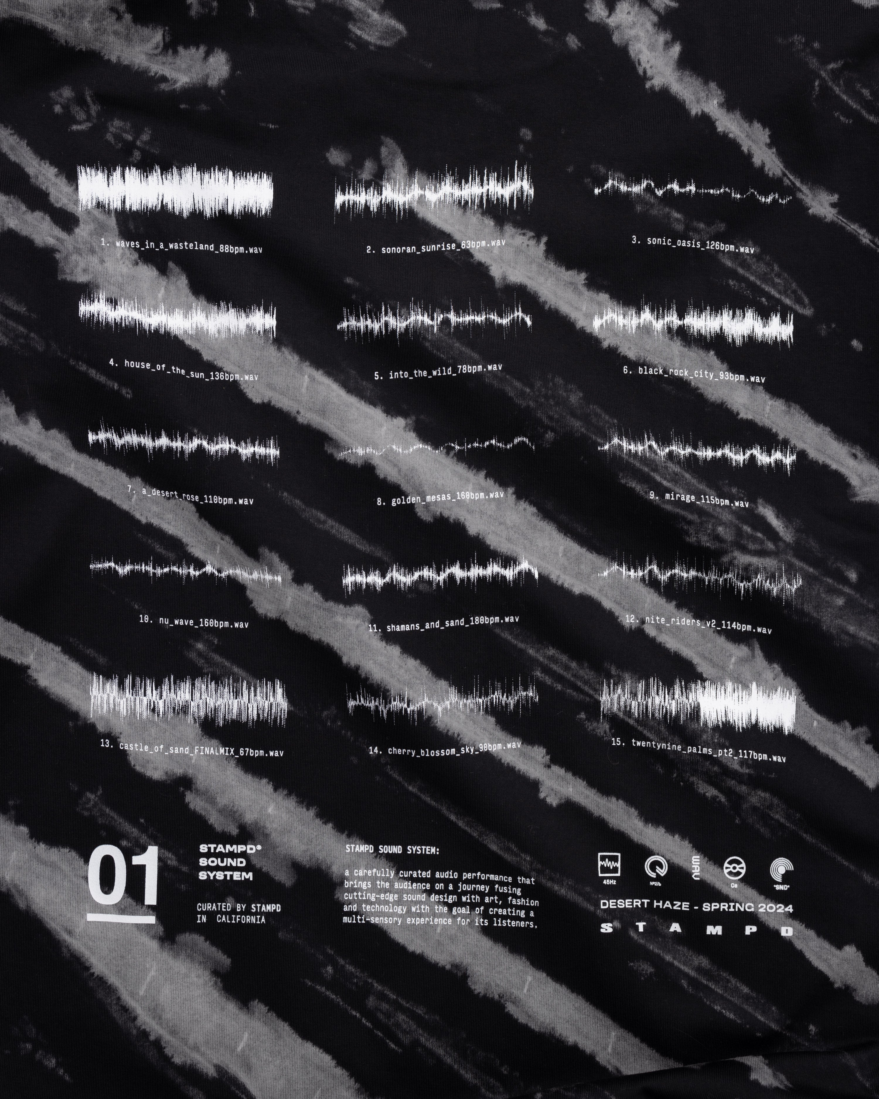 Stampd Sound System Tie Dye Relaxed Tee