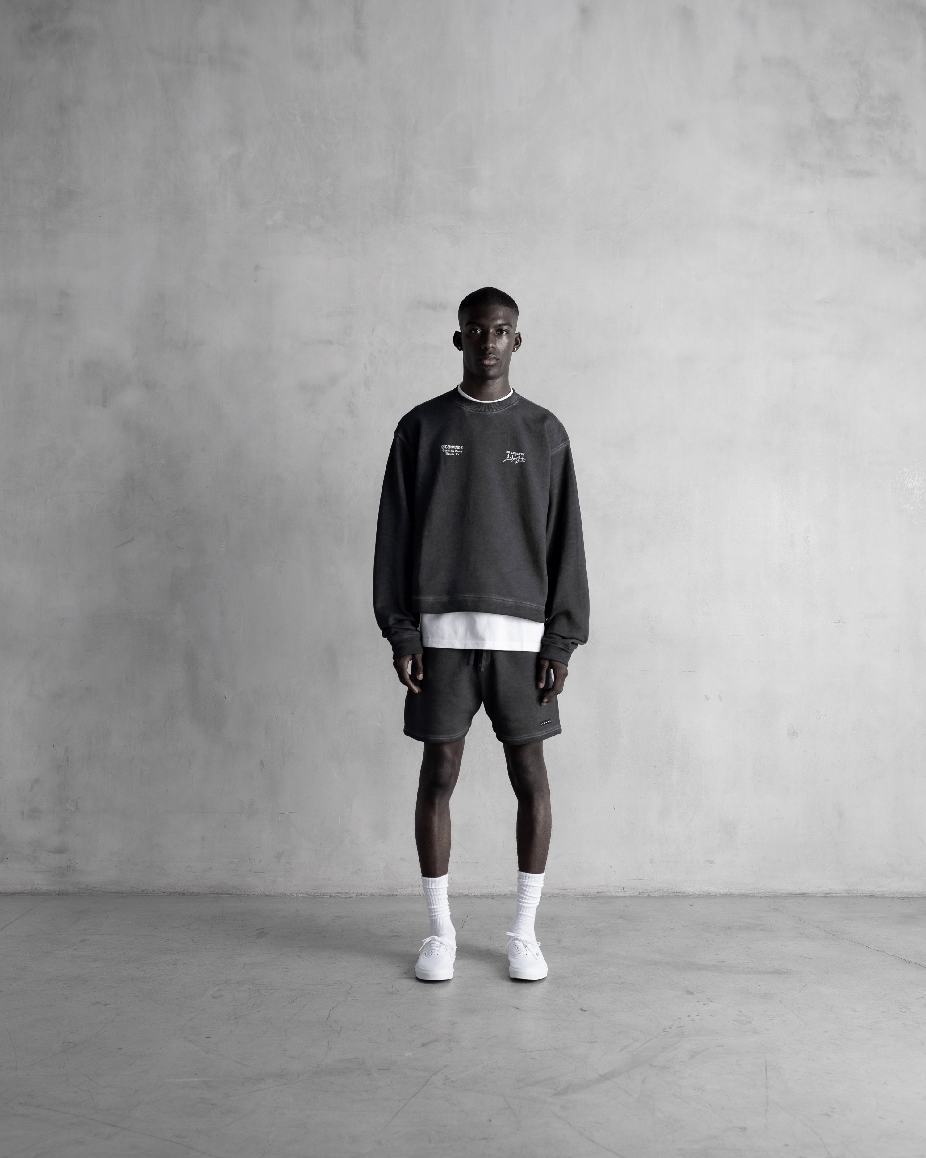 Oil Washed Malibu High Crew