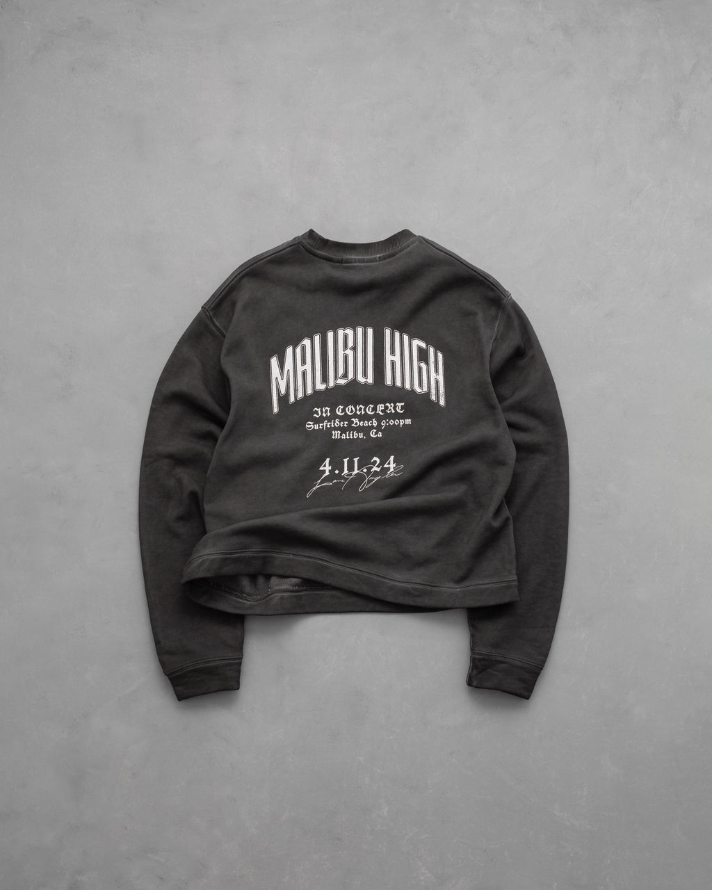 Oil Washed Malibu High Crew