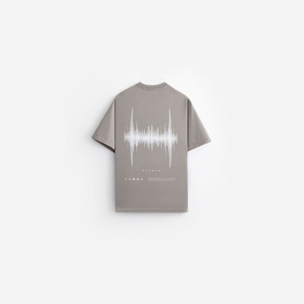 Sound Wave Relaxed Tee - Vintage Washed