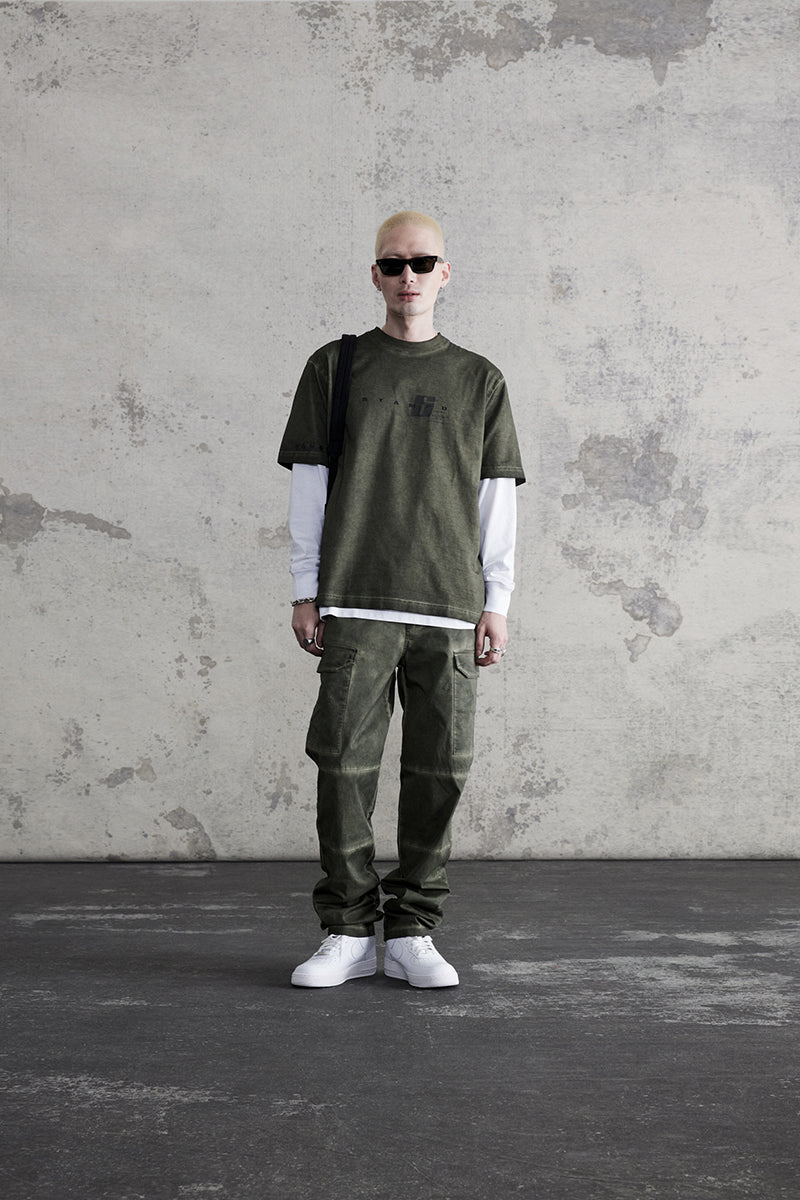 Oil Washed Cargo Pant