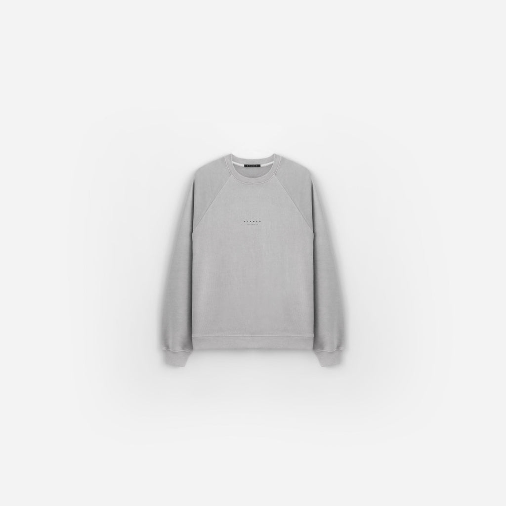 Stack Logo Raglan Crewneck - Vintage Washed