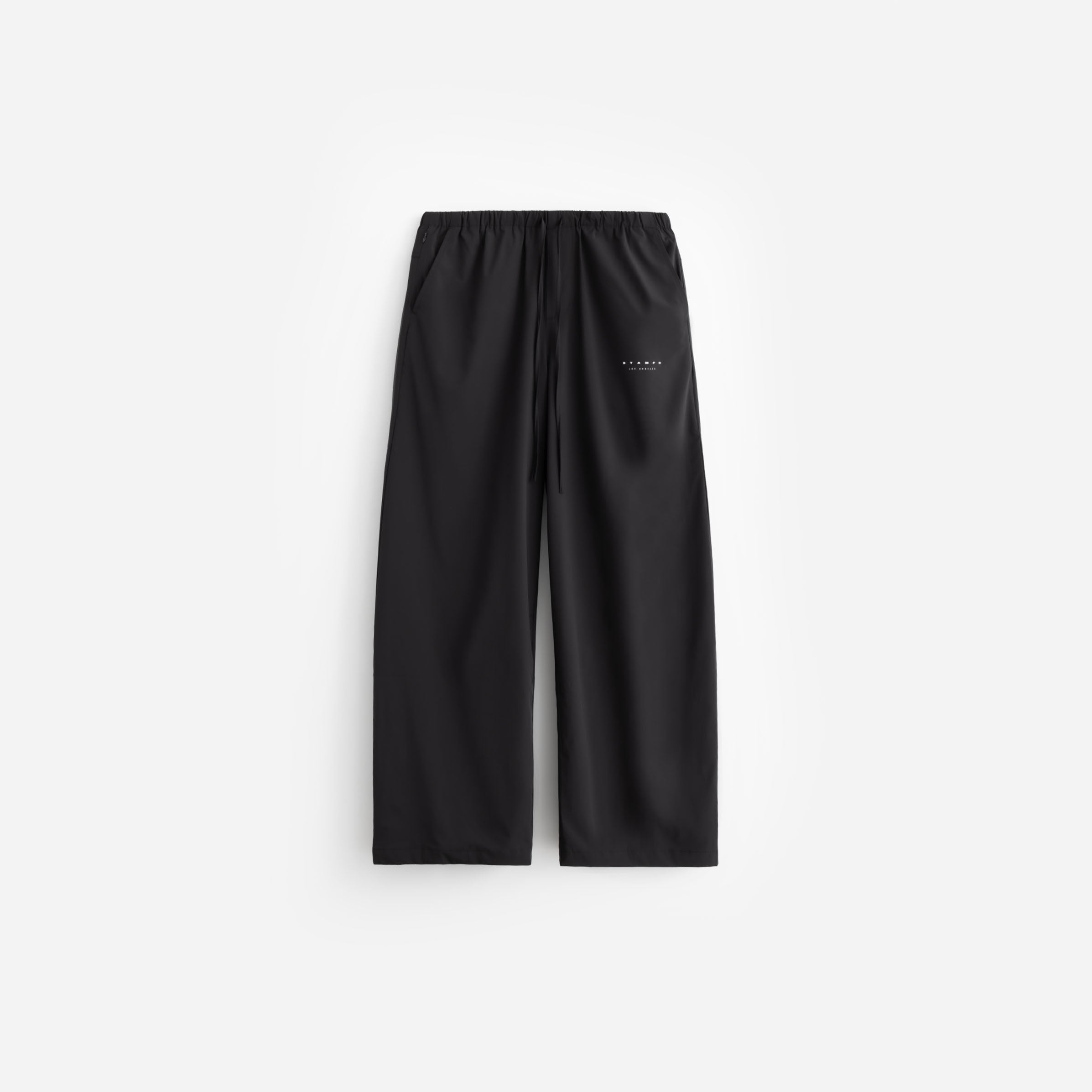 Nylon Straight Leg Pant